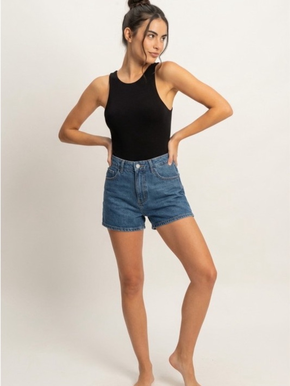 HYFVE Black Tank Top Bodysuit Size Large - Picture 4 of 4